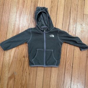 The North Face Kids Charcoal Full-Zip Hoodie